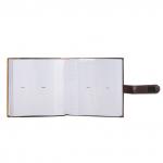 *Фотоальбом BRAUBERG на 200 фото 10*15 см, под гладкую кожу, бум. стр, застежка, темно-коричн, 390479