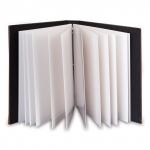 *Фотоальбом BRAUBERG 20 магнитных листов, 23*28см, под гладкую кожу, на кольцах, коричневый, 390492