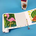 NEW Плакат-раскраска Занимательный рулончик. Раскраски по номерам