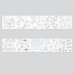 NEW Плакат-раскраска Занимательный рулончик. Учим цифры