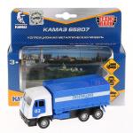 МАШИНА "ТЕХНОПАРК" ИНЕРЦ. КАМАЗ 65207 ПОЛИЦИЯ БОРТОВОЙ СО СЪЕМНЫМ ТЕНТОМ 12СМ В КОР. в кор.2*24шт