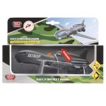 МОДЕЛЬ "ТЕХНОПАРК" МЕТАЛЛ. ИНЕРЦ. БЕСПИЛОТНИК ДОЗОР 19СМ, СВЕТ+ЗВУК, СКЛ. КРЫЛЬЯ В КОР. в кор.2*24шт