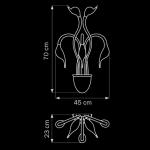 Бра Cigno Collo 751652_LS