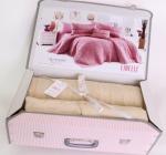 КПБ + Вязаный Плед без пододеяльника LINELLI  ELEGANT