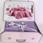 КПБ + Вязаный Плед без пододеяльника LINELLI  ELEGANT