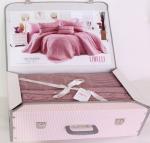 КПБ + Вязаный Плед без пододеяльника LINELLI  ELEGANT