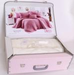 КПБ + Вязаный Плед без пододеяльника LINELLI  ELEGANT