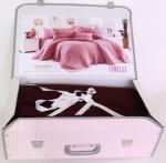 КПБ + Вязаный Плед без пододеяльника LINELLI  ELEGANT