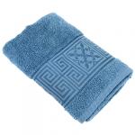 "Greek river" Полотенце махровое 50х90 см, 420 г/м2, голубой (Россия)