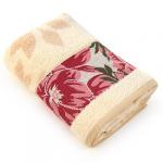 "Neo-vintage fogliame" Полотенце махровое 50х90 см, 460 г/м2, бежевый (Россия)