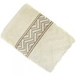 "Floorboard" Полотенце махровое 50х90 см, с эффектом велюра, 460гр/м2, бежевый (Россия)