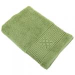 "Greek river" Полотенце махровое 70х130 см, 420 г/м2, зеленый (Россия)