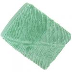 "Banana leavs" Полотенце махровое 50х90 см, с эффектом велюра, 460 г/м2, зеленый (Россия)