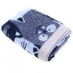 "Miao" Полотенце махровое 50х90 см, 460 г/м2, синий (Россия)
