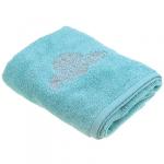 "Italiano" Полотенце махровое 50х90 см, 420 г/м2, голубой (Россия)