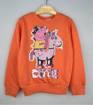 1200235 Кофта с начёсом для девочки рост (92-104-116-128) Турция