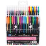 Набор гелевых ручек аром. неон блест. 36шт 1.0/127мм корпус черный е/п, МС-4287-36