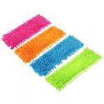 VETTA Насадка для швабры, основа полиэстер, букли микрофибра, эконом, 40x10 см, вес 70 г.