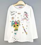 1200196 Лонгслив для девочки рост (92-104-116-128)  Турция