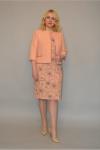 Костюм из крепа цвет Персик