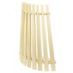 Абажур для бра деревянный "Веер оригинальный" 33х46х10 см, липа (Россия)