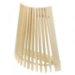 Абажур для бра деревянный Веер 46х45х14 см, большой, липа (Россия)