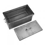 Коптильня из нержавеющей стали "Профи" 50,4х27х25 см, толщина металла 0,2 см (Россия)