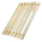 Абажур для бра деревянный "Простой-3 Плоский" 27х36х10 см, липа (Россия)