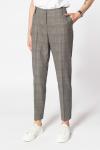 Классические брюки в клетку цвета кофе., D24.394