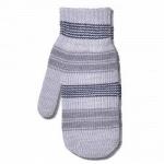 Варежки д/м светло-серый двойные А373064-14 КРОХА