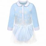 Боди для девочки интерлок голубой Снегурочка 2-7202 Совенок Я