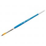 Кисть живописная круглая синтетика 06 крашеная ручка, 280618.07.06