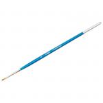 Кисть живописная плоская синтетика 01 крашеная ручка, 280618.08.01