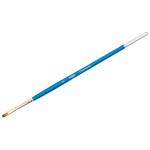 Кисть живописная плоская синтетика 03 крашеная ручка, 280618.08.03