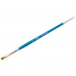 Кисть живописная плоская синтетика 05 крашеная ручка, 280618.08.05