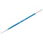 Кисть живописная круглая синтетика 01 крашеная ручка, 280618.07.01