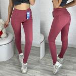 Брюки стрейч 915-4 брусника AN