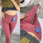 Брюки стрейч 915-4 брусника AN