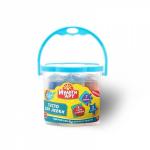 НАБОР "ТЕСТО ДЛЯ ЛЕПКИ" "MULTIART" (7 ЦВЕТОВ, 155 ГР. 2 ФОРМОЧКИ) В АССОРТ. В ВЕДРЕ в кор.2*30шт