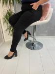 Джеггинсы стрейч с карманами SIZE PLUS black AN