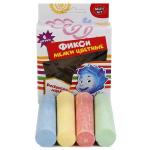 МЕЛКИ ЦВЕТНЫЕ ДЛЯ ТВОРЧЕСТВА "MULTIART" ФИКСИКИ. 4 ЦВЕТА В РУСС. КОР. в кор.6*24шт