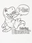 Футболка для раскрашивания в комплекте с фломастерами "Динозавр"