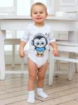 Боди с коротким рукавом "Пингвиненок"