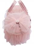 Люлька-переноска "Бабочка" (Утренняя роза с розовым фатином)