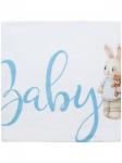 Трикотажная пеленка "Baby зайчик"