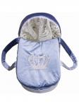 Люлька-переноска для новорожденного "Блюмарин" голубая