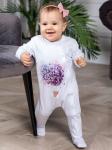 Комбинезон на кнопках "Цветочный полет"