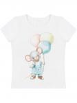 Футболка "Мышонок с шариками"