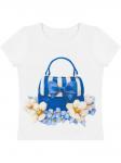 Футболка "Сумочка в цветах"