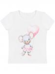 Футболка "Мышка с сердечком"